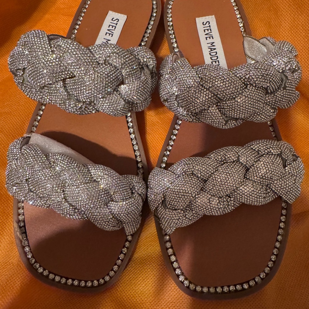 Steve Madden Silver Women's Sandals